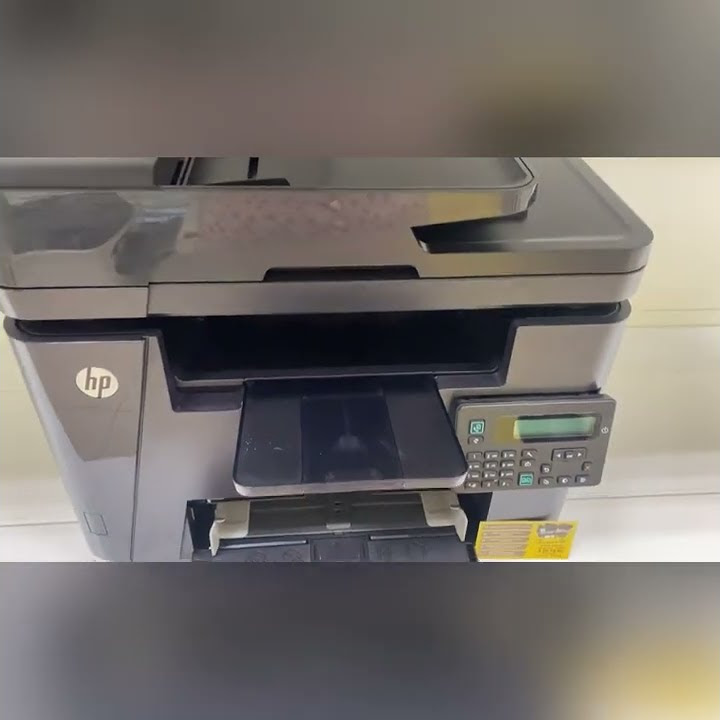 МФУ лазерное HP LaserJet Pro M225rdn - YouTube
