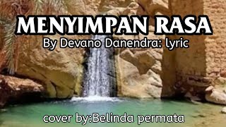 MENYIMPAN RASA-COVER BY:BELINDA PERMATA