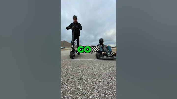 Drag Race! $2K GoKart vs. $4K Scooter! 🏁