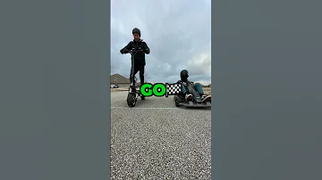 Drag Race 2K GoKart Vs 4K Scooter 