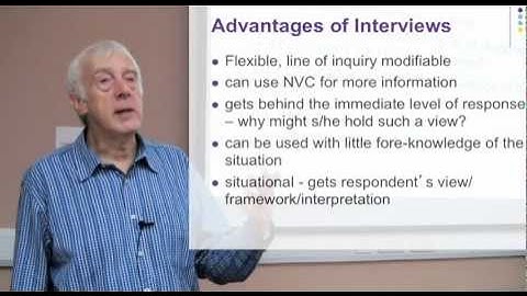 Research Interviewing Part 2: The Pros and Cons of Interviewing