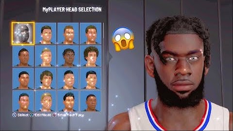 NEW* NBA 2K22 COMP FACE CREATION TUTORIAL (DRIPPY FACE SCAN)