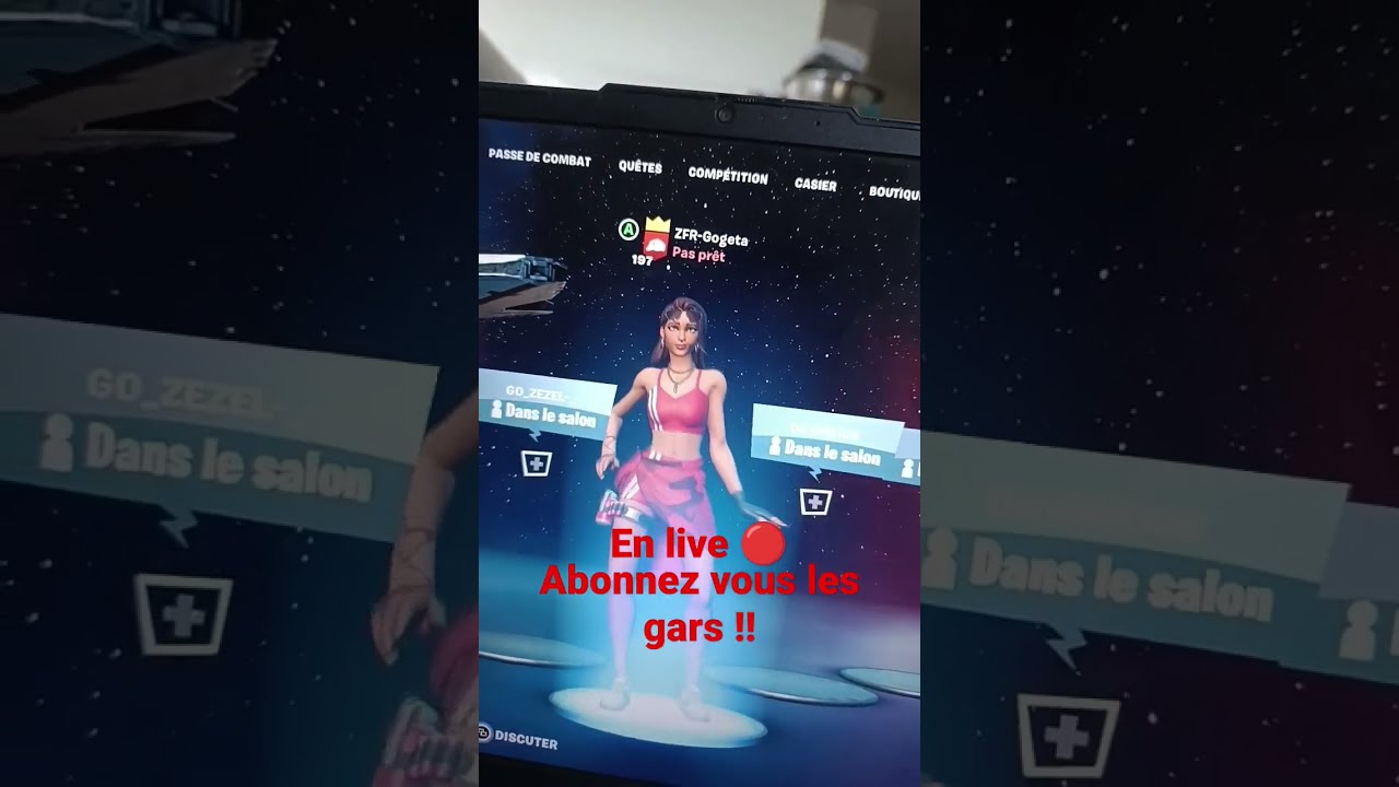 En Live Venez Nombreux Et Abonnez Vous Fortnite Youtubeshorts