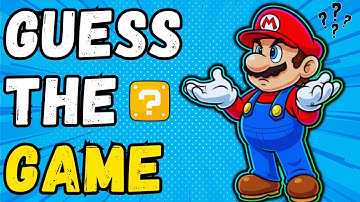 CAN YOU GUESS THE GAME? 🕹️ VIDEO GAME QUIZ