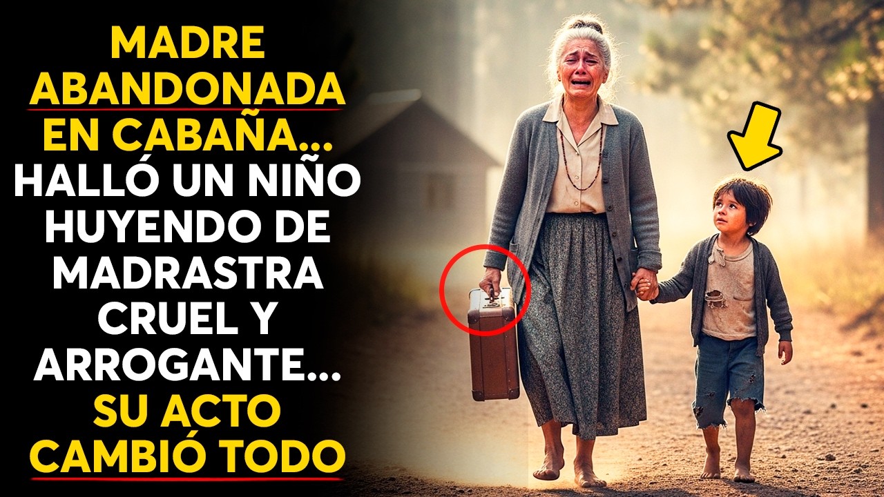 MADRE ABANDONADA EN CABAÑA HALLÓ UN NIÑO HUYENDO DE MADRASTRA CRUEL Y ARROGANTE, SU ACTO CAMBIÓ TODO