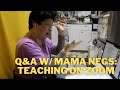 Teaching Japanese cultural programs (Tampopo-Kai) on Zoom - Q&A with Mama Negs!