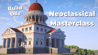 How to Build PERFECT Neoclassical Buildings in Minecraft 🏛️ screenshot 2