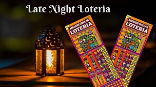 LATE NIGHT LOTERIA WITH MILLION DOLLAR LOTTERY TICKET, TEXAS SCRATCH LOTTO