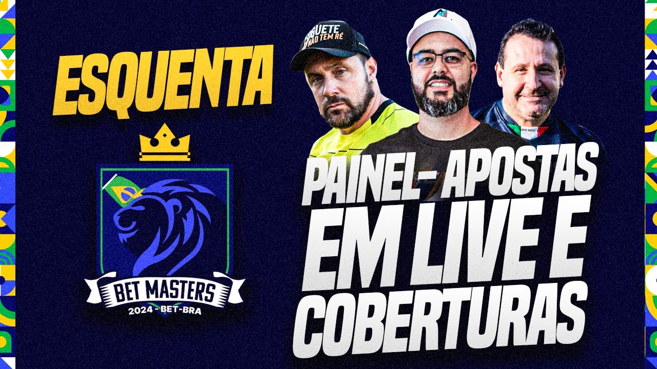 🦁Esquenta Betmasters - Painel Apostas em Live e Coberturas com Danilo ...