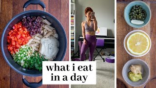 What I Eat in a Day // Vegan Comfort Food (Hashbrowns, Pasta Salad, Grilled Cheese + Tomato Soup)