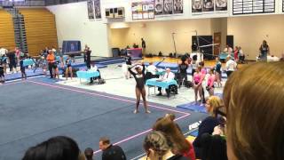2016 GA USAG Level 7 State Meet Floor Champion - Ashlynn Carthan