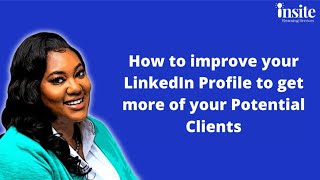 How to improve your LinkedIn profile: Profile picture cover picture and tagline