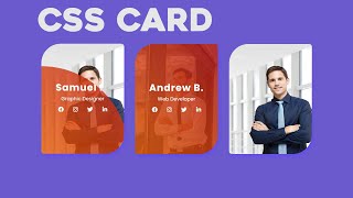 How To Make Animated Card Design Using HTML CSS | CSS Card Hover Effects
