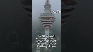 Kuala Lumpur Haze is Back #malaysiahaze #djiavata360 #ultraman #kltower #merdeka118  #klcc