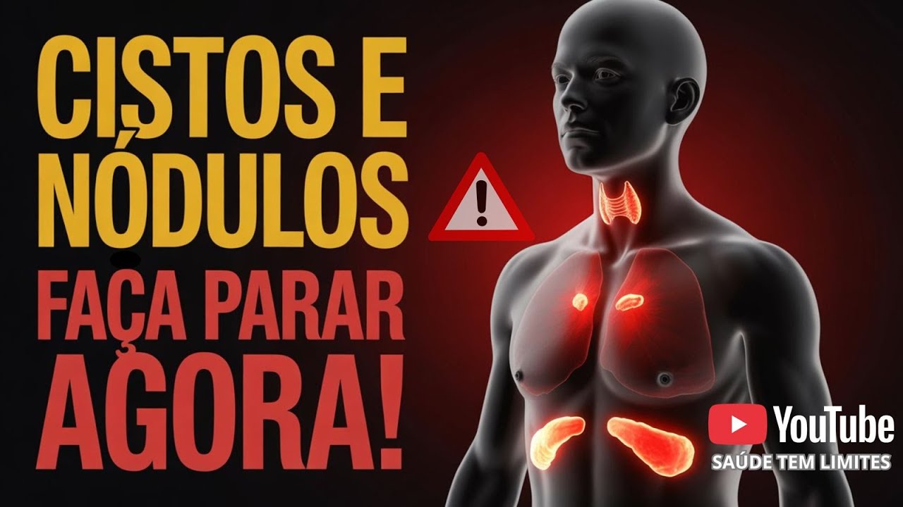 NÓDULOS OU CISTOS! PARE-OS AGORA!