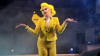 Burlesque Drag Queen Show With The Drag Queen Of Comedy In Hungary Sasoon In Down Under Bar Budapest