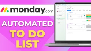 How To Create A Simple Automated To Do List In Monday com  Full Tutorial  2025