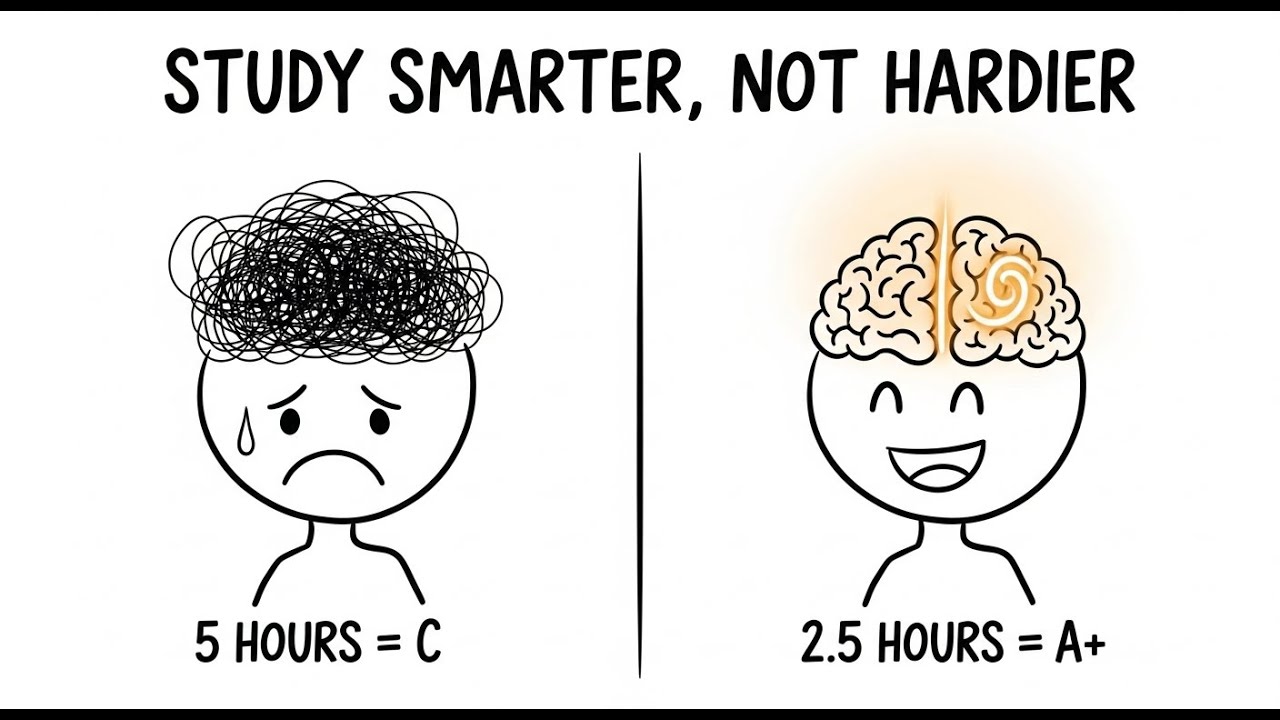 Study Half What if You Could Study HALF the Time & Get Straight A's? π€― - YouTube