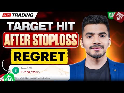 Live Trading: Target Hit After Stoploss 