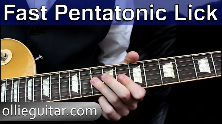 Joe Bonamassa/Eric Johnson Style Fast Pentatonic Lick | OllieGuitar