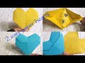 2 Easy Ways to Make a Paper Heart | DIY Paper Heart | Shimu Craft and Art