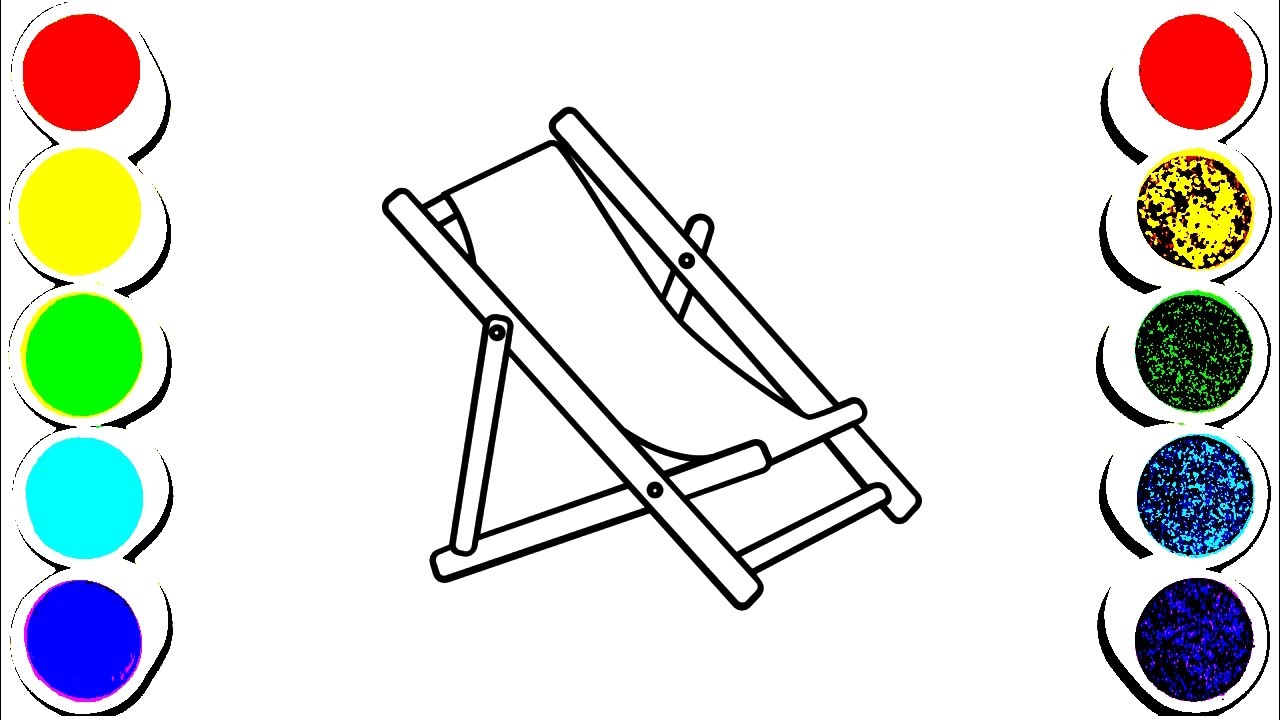 Sunbed Drawing How To Draw A Sunbed