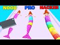 NOOB vs PRO vs HACKER in Mermaid Rush 3D