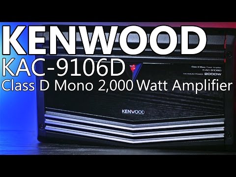 Kenwood KAC-9106D 2,000 Watt Mono Amplifier - Review
