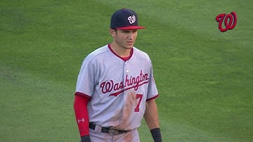 WSH@CLE: Turner plays his first game in center field
