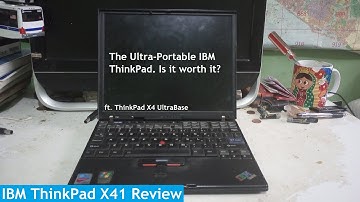 IBM ThinkPad X41 Review