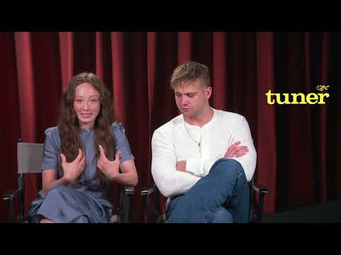 Leo Woodall and Havana Rose Liu talk working with Dustin Hoffman on Tuner, learning piano and MORE!