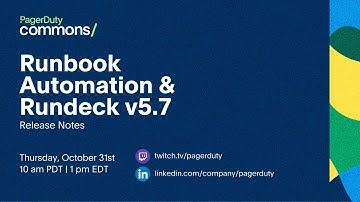 Runbook Automation and Rundeck v5.7 Release Notes