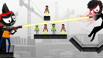 Stickman Destruction Turbo Warrior Walkthrough Part 5 - Android Gameplay HD