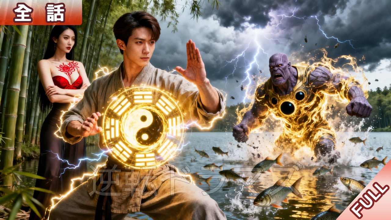 釣り人が美女に声をかけられた瞬間、チンピラが乱入！だが彼は指一本で粉々に消し飛ばした！