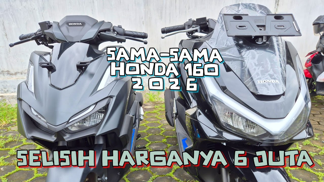 'BEDA 6 JUTA' ❗️❓️ PCx CBs & VARIO 160 Cbs | HITAM 2026