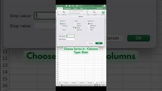 Auto Write Dates in Excel With This simple Trick in Seconds excel excelshorts #excel