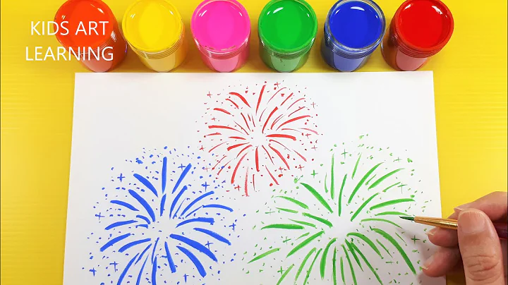 How To Draw Fireworks | Easy Drawing Step By Step 🎆
