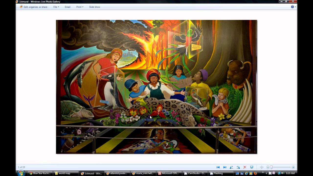 Comet Ison on Denver Airport Murals . Illuminati Freemason Symbolism