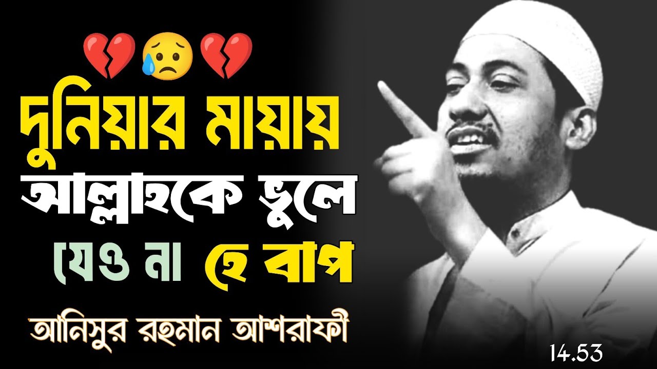 দুনিয়ার মায়ায় পড়ে আল্লাহকে ভুলে যেওনা #Anisur Rahman Ashrafi #Quran Tilawat #Naate Rasool 