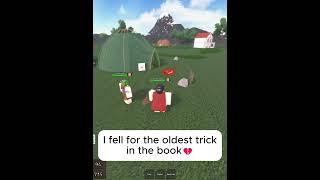 I fell for the olderst trick #hl3 #roblox #humanlife3 #assasin #funny