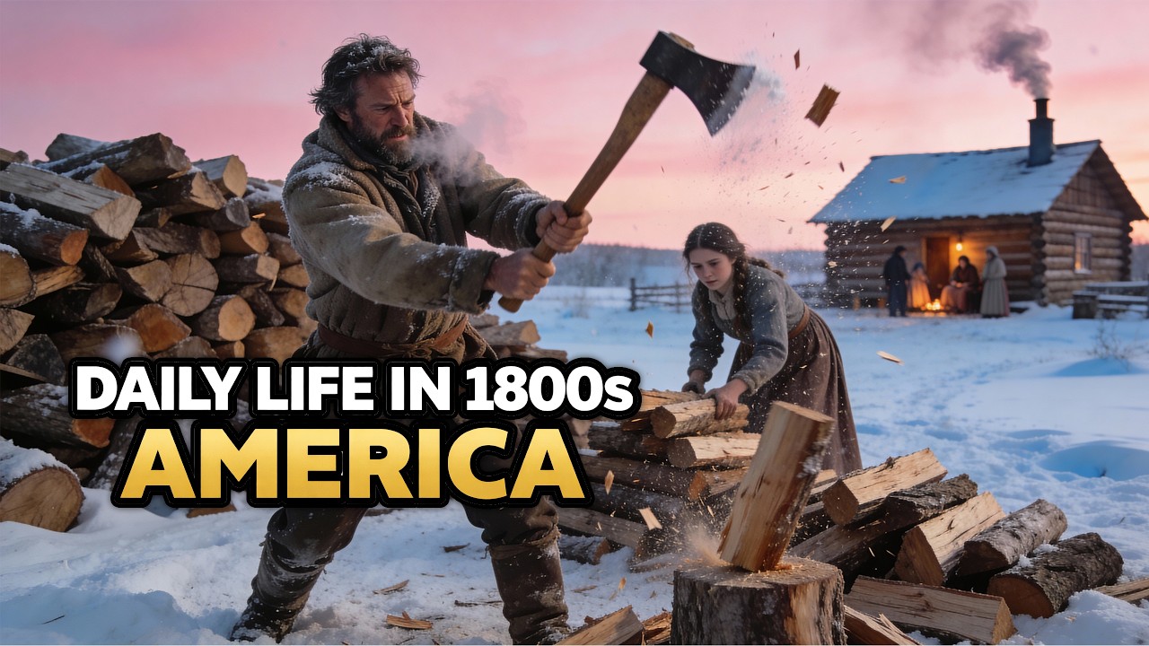 How Did Families REALLY Survive Winter in 1800s America | Relaxing History to Fall Asleep
