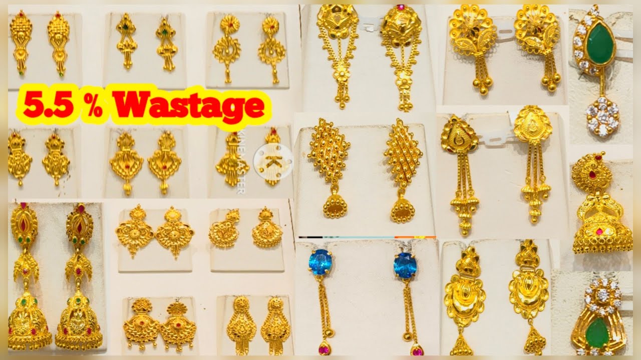 Lalitha jewellery ல இவ்வளவு Collection ஆ! இது தெரியாம போச்சே Latest gold earrings designs 2025