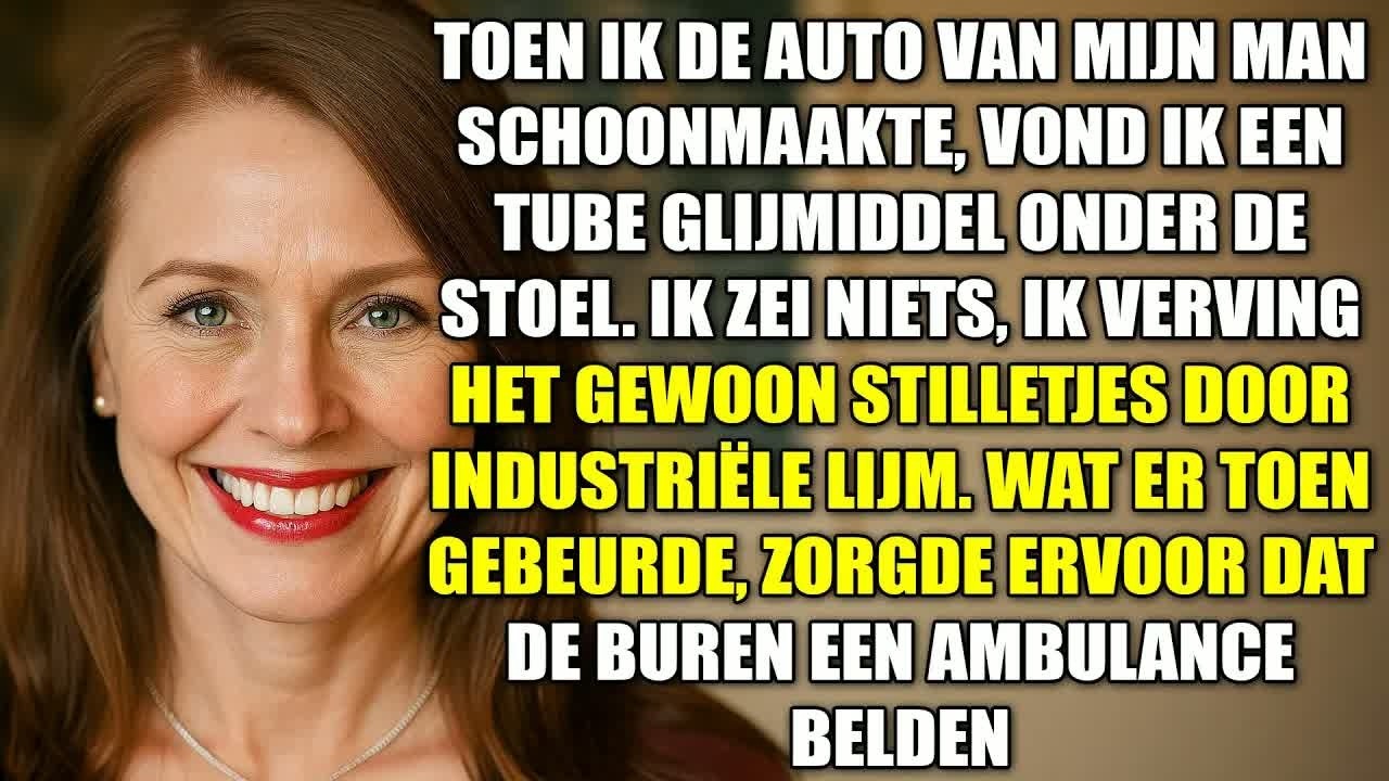 Ik vond een tube glijmiddel in het dashboardkastje van de auto van mijn man, terwijl wij al jaren niet meer intiem waren geweest. Even later zag ik op zijn telefoon een e-mail: “Je was...