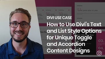 How to Use Divi’s Text and List Style Options for Unique Toggle and Accordion Content Designs