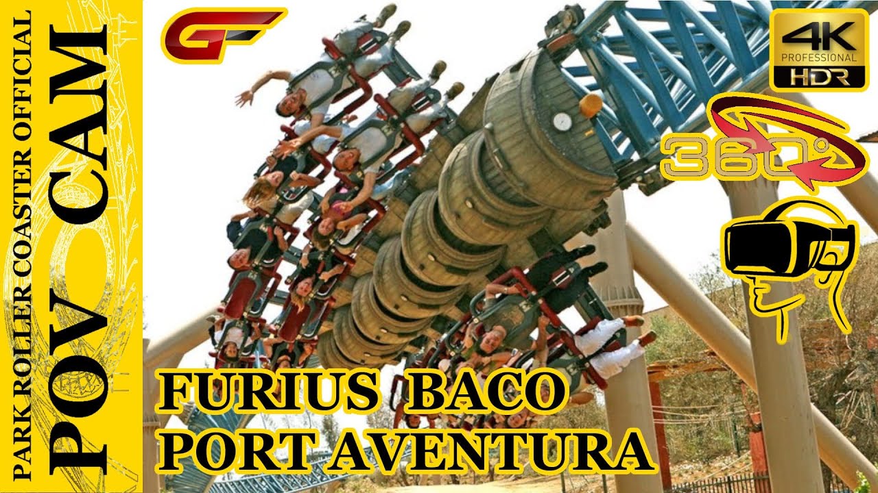 Furius Baco - On Ride / POV CAM - 360° - PortAventura