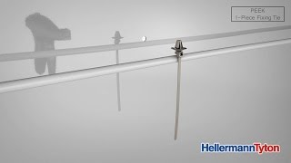 Heat resistant cable ties: for applications up to +240°C – PEEK cable ties