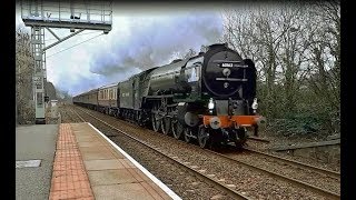 Lner A1 Pacific No. 60163 Tornado At Prudhoe - Loaded Test Run - 1St March 2019