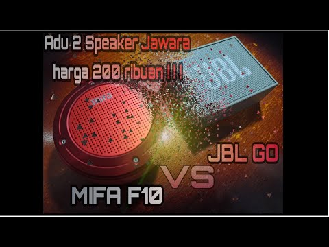 Review Suara JBL GO vs MIFA F10