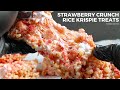 Strawberry crunch rice krispie treats  kingcooks
