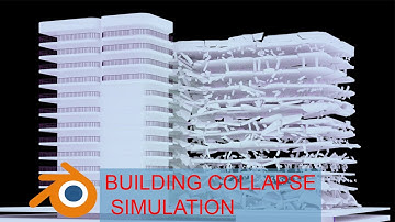 building collapse simulation blender